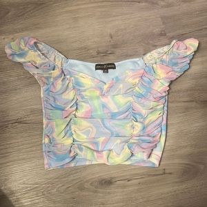 Almost Famous, medium size, multicolored pastels